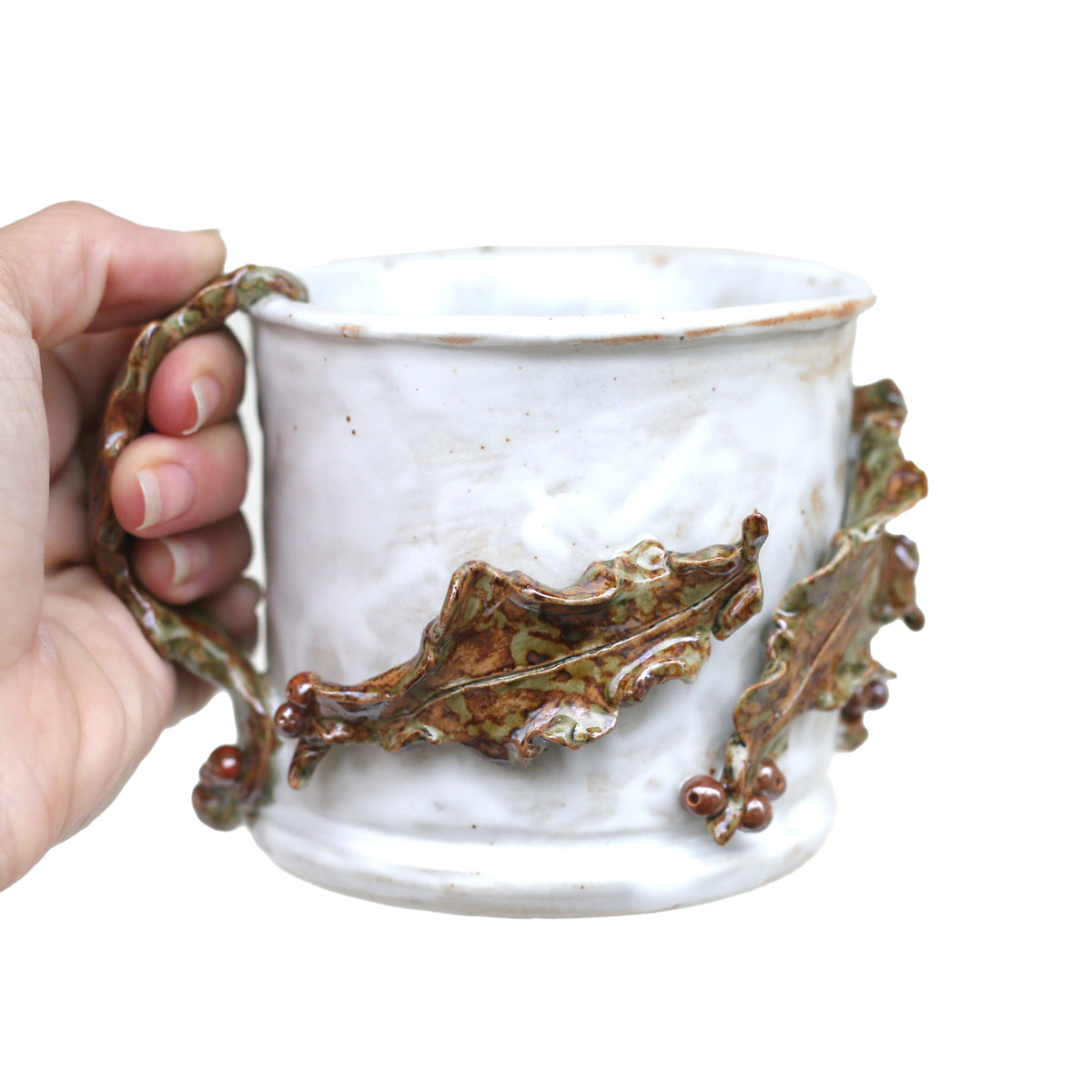 Leaf Mug by Melinda Foote