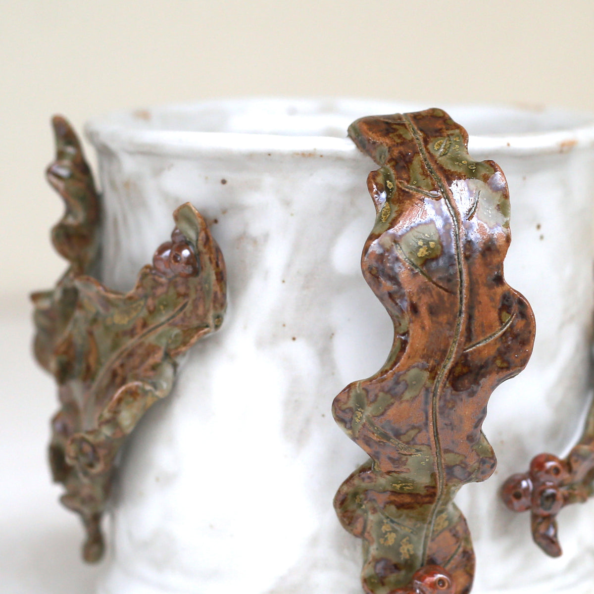 Leaf Mug by Melinda Foote