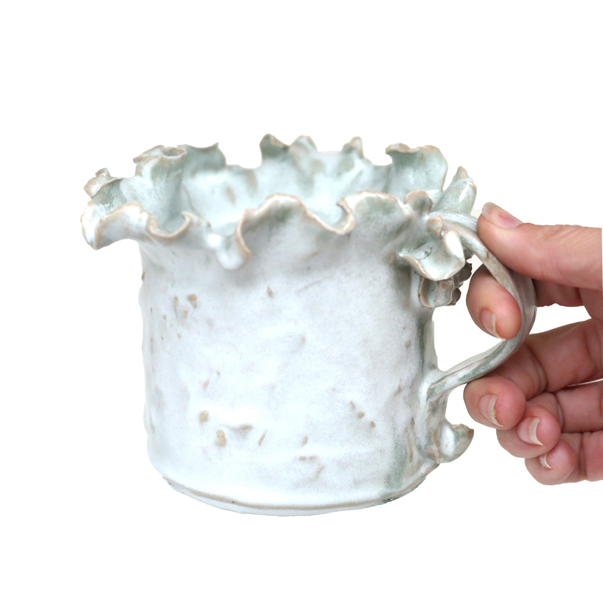 Flower Rim Mug by Melinda Foote