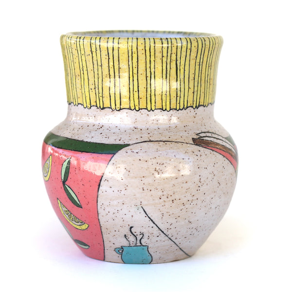 Lemon Book Mug by Michelle Kohout