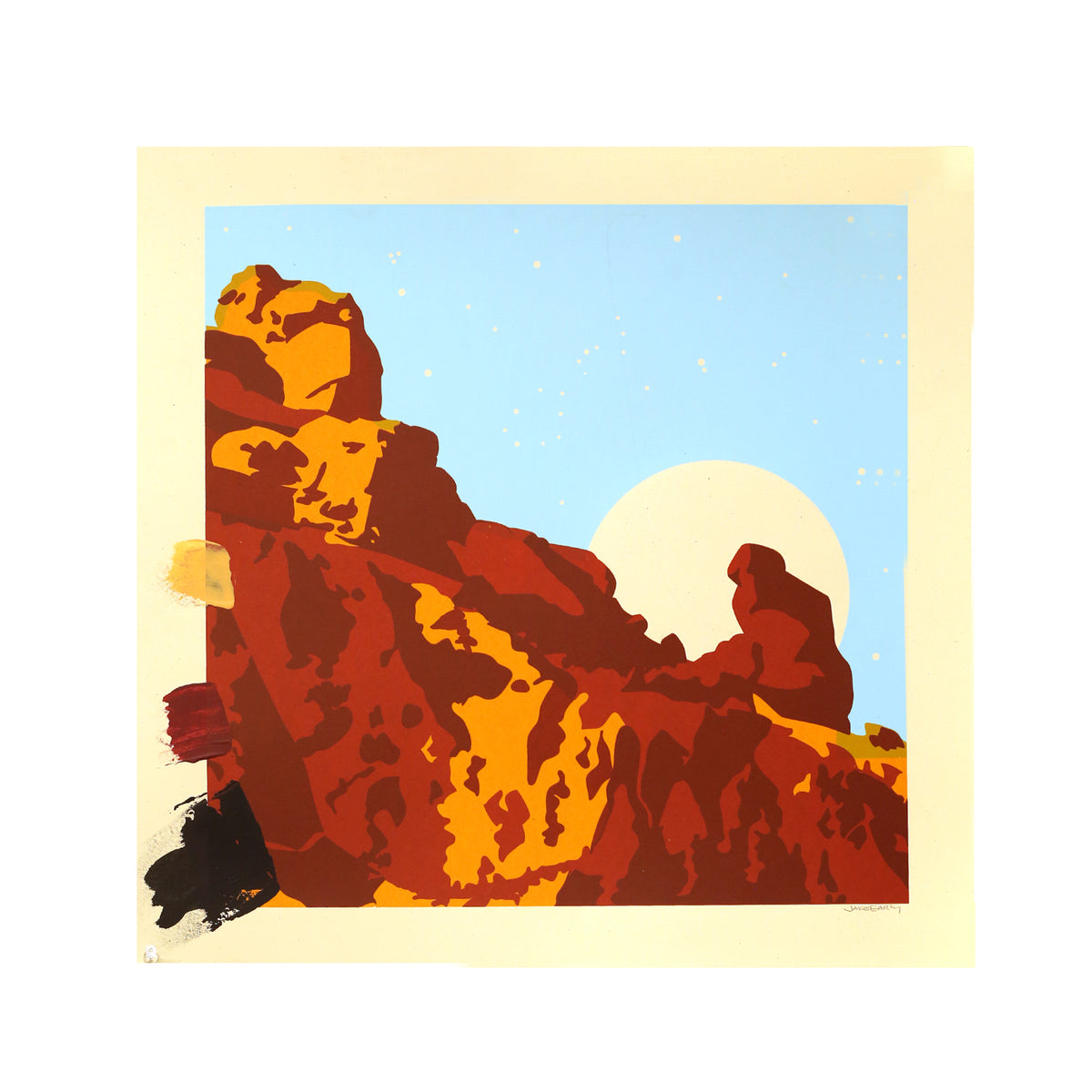 Imperfect Camelback Mountain Print by Jake Early