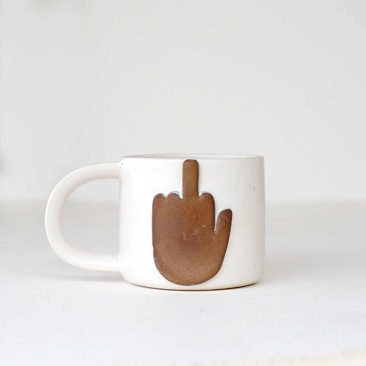 Middle Finger Mug by Bettina Chow