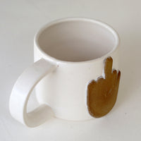 Middle Finger Mug by Bettina Chow