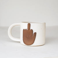 Middle Finger Mug by Bettina Chow