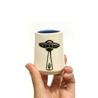 UFO Shot Glass by Crooked Tree Ceramics