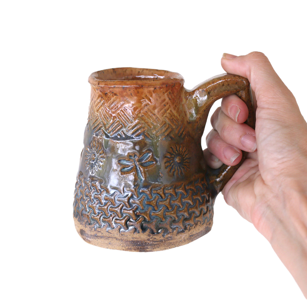 Dragonfly Mug by Rachel Holmberg