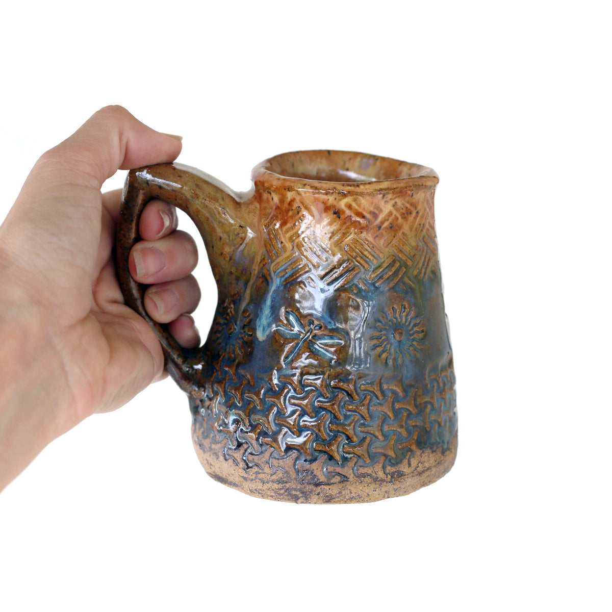 Dragonfly Mug by Rachel Holmberg