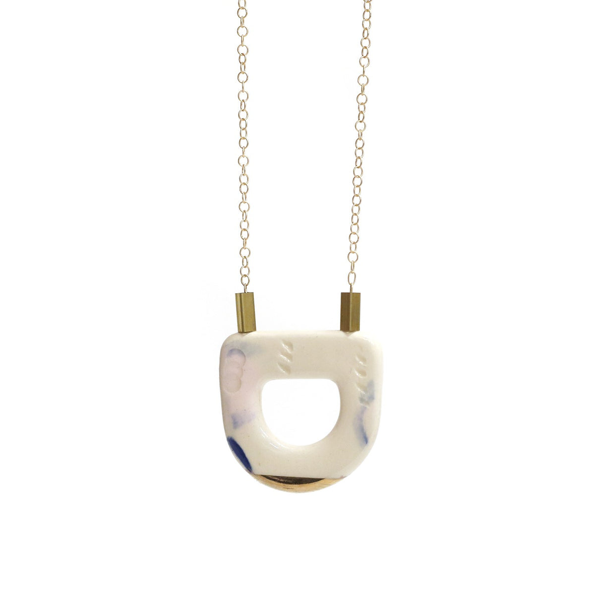 Ceramic Pendant Necklace by Jenneva Kayser