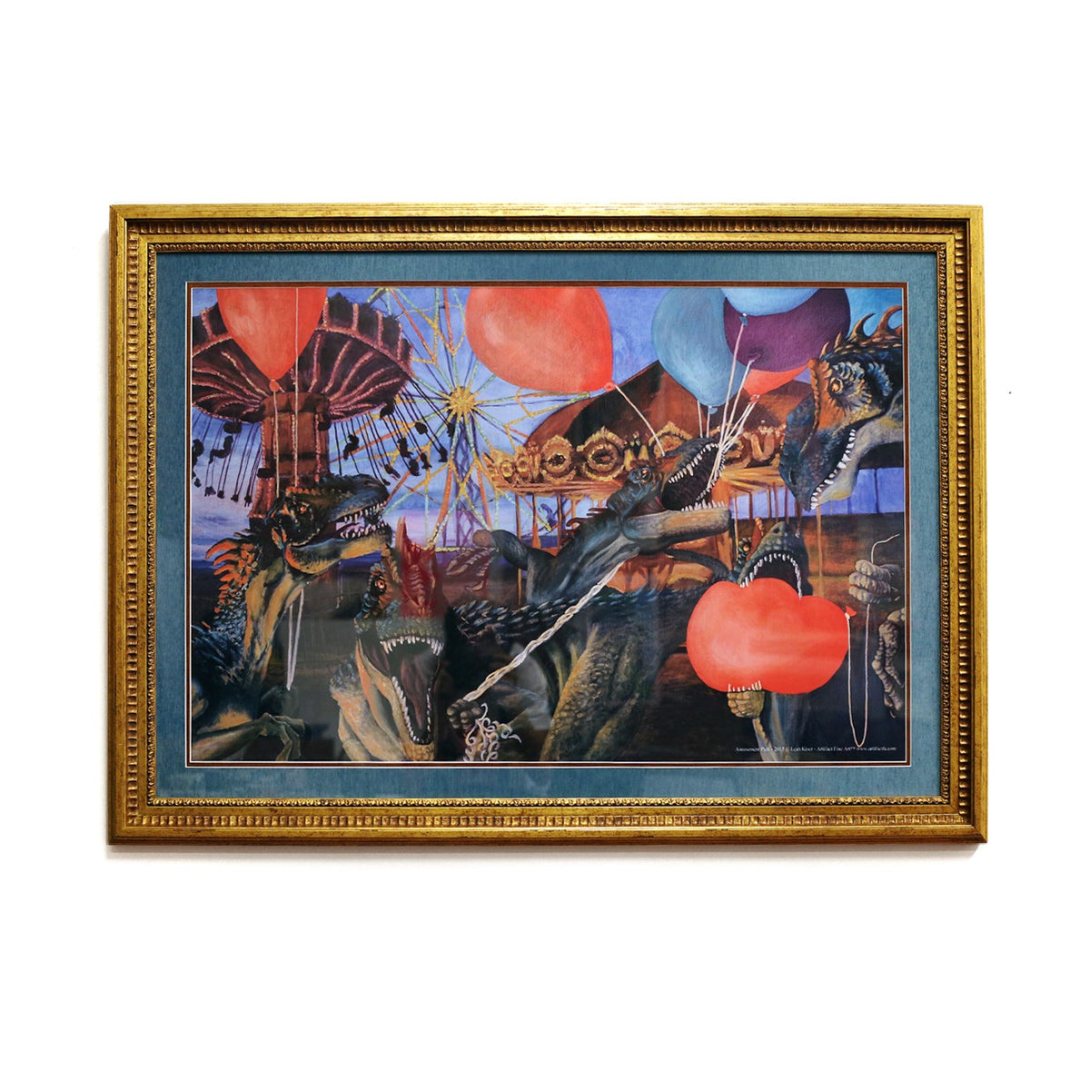 "Amusement Park" Framed Print by Leah Kiser