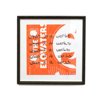 Framed What If It Works Print by Jake Early & Lisa Olson