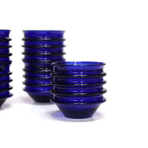 Stackable drinking glasses by Primitive Glass