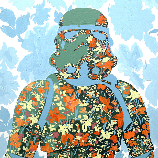 Imperial Stormtrooper in Marsha Brady Floral by Randy Slack