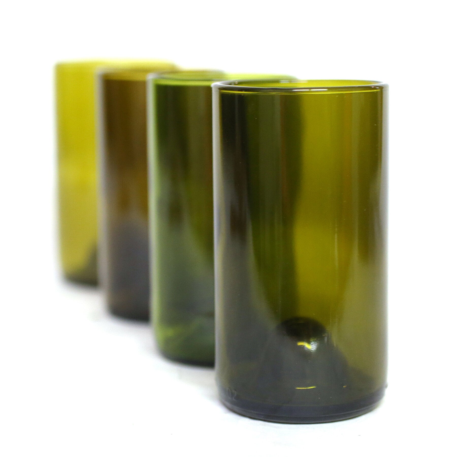 recycled wine bottle glasses Wine Bottle Glassware