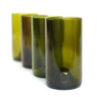 Wine Bottle Glassware - 16oz Glasses