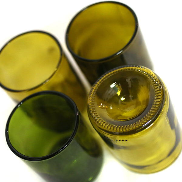 Wine Bottle Glassware - 16oz Glasses