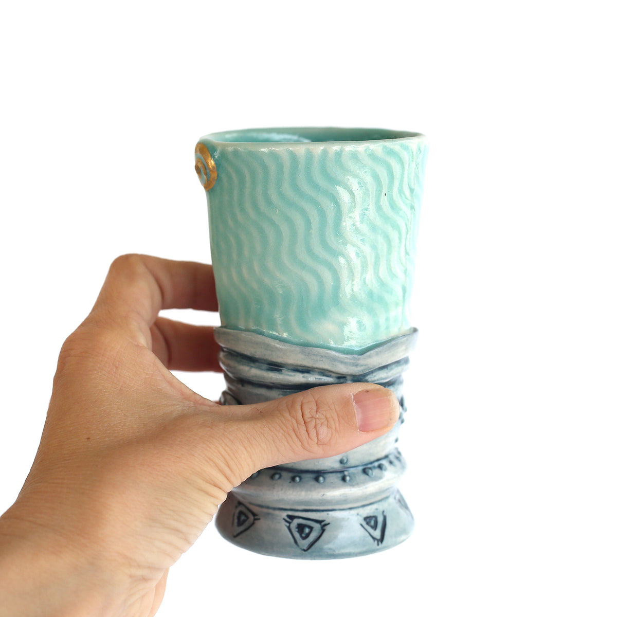 Wrapped Cup by Rumi Poling