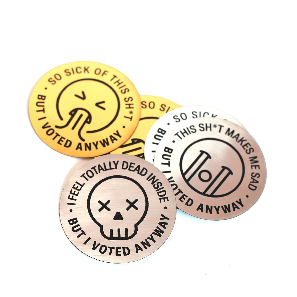 Voting Stickers by Safwat Saleem