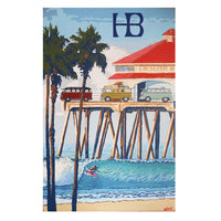 HB Pier Original Painting by Randy Slack
