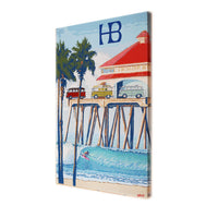 HB Pier Original Painting by Randy Slack