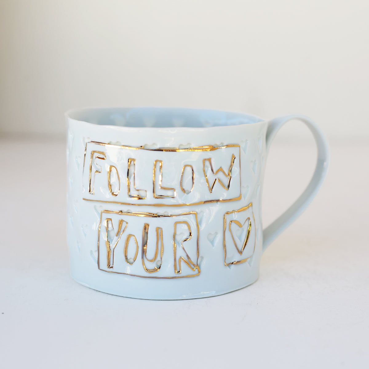 'Follow Your <3' Mug by Stepanka Summer