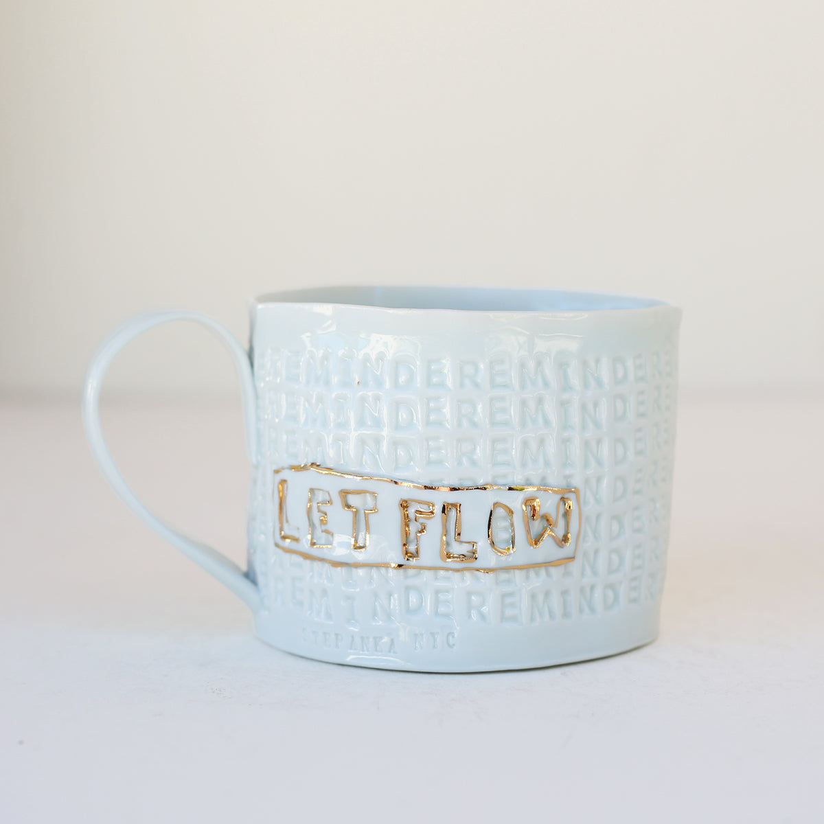 'Let Shit Go' Mug by Stepanka Summer