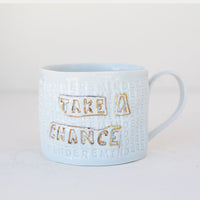 'Take a Chance' Mug by Stepanka Summer