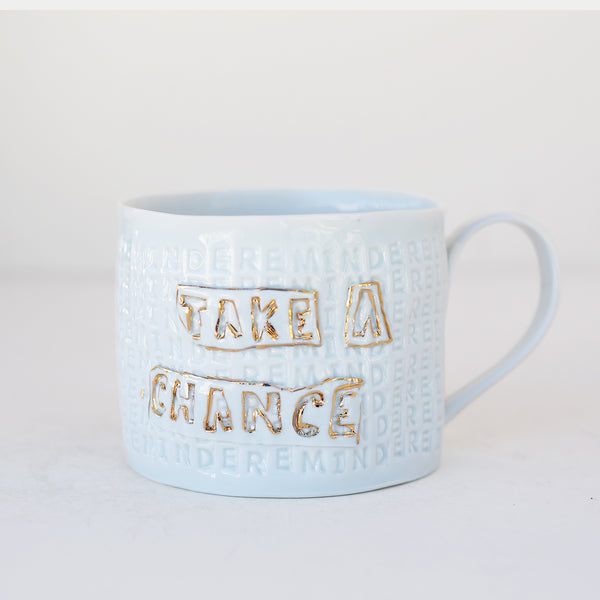 'Take a Chance' Mug by Stepanka Summer