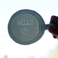 'Hello <3' Mug by Stepanka Summer