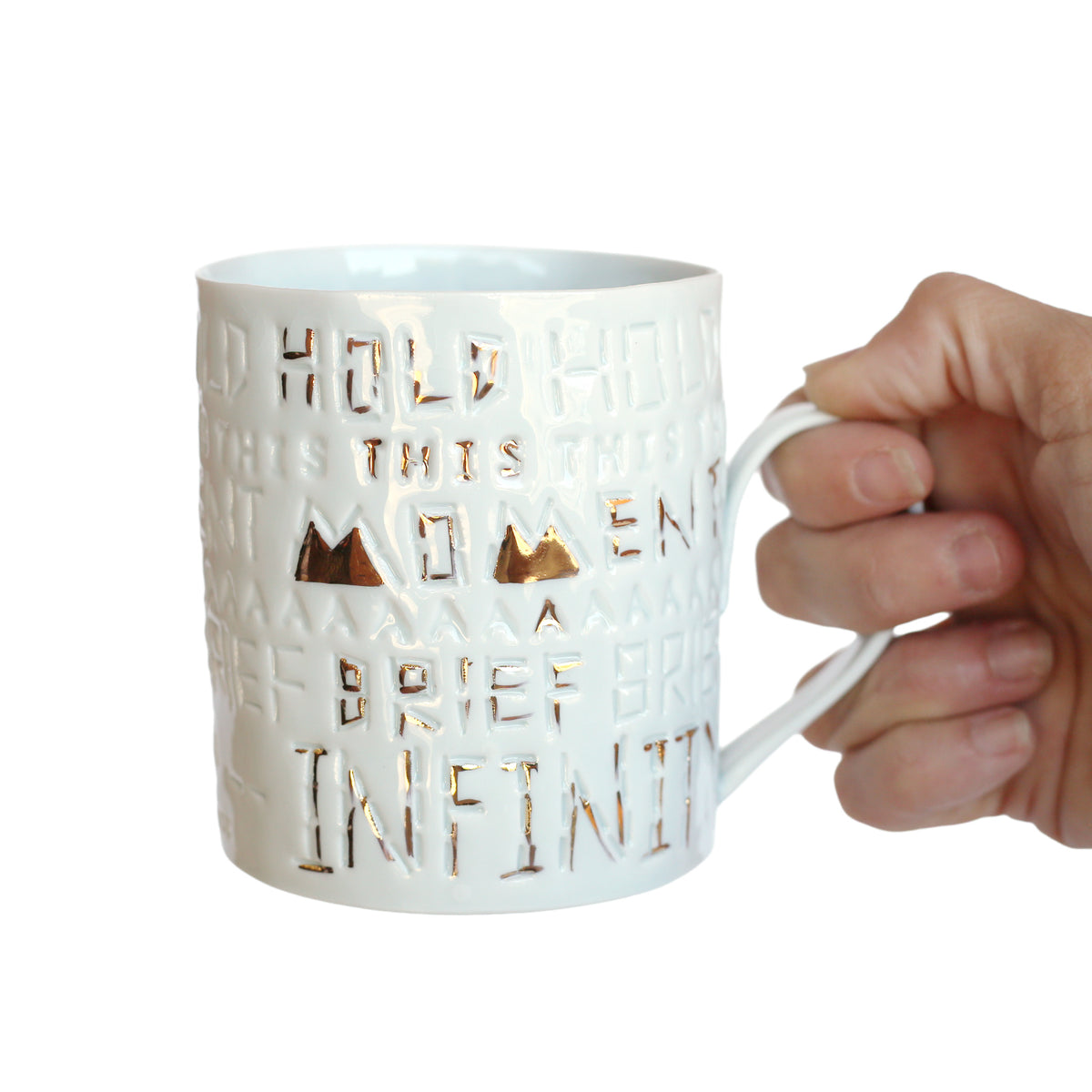 'Hold This Moment' Mug by Stepanka Summer