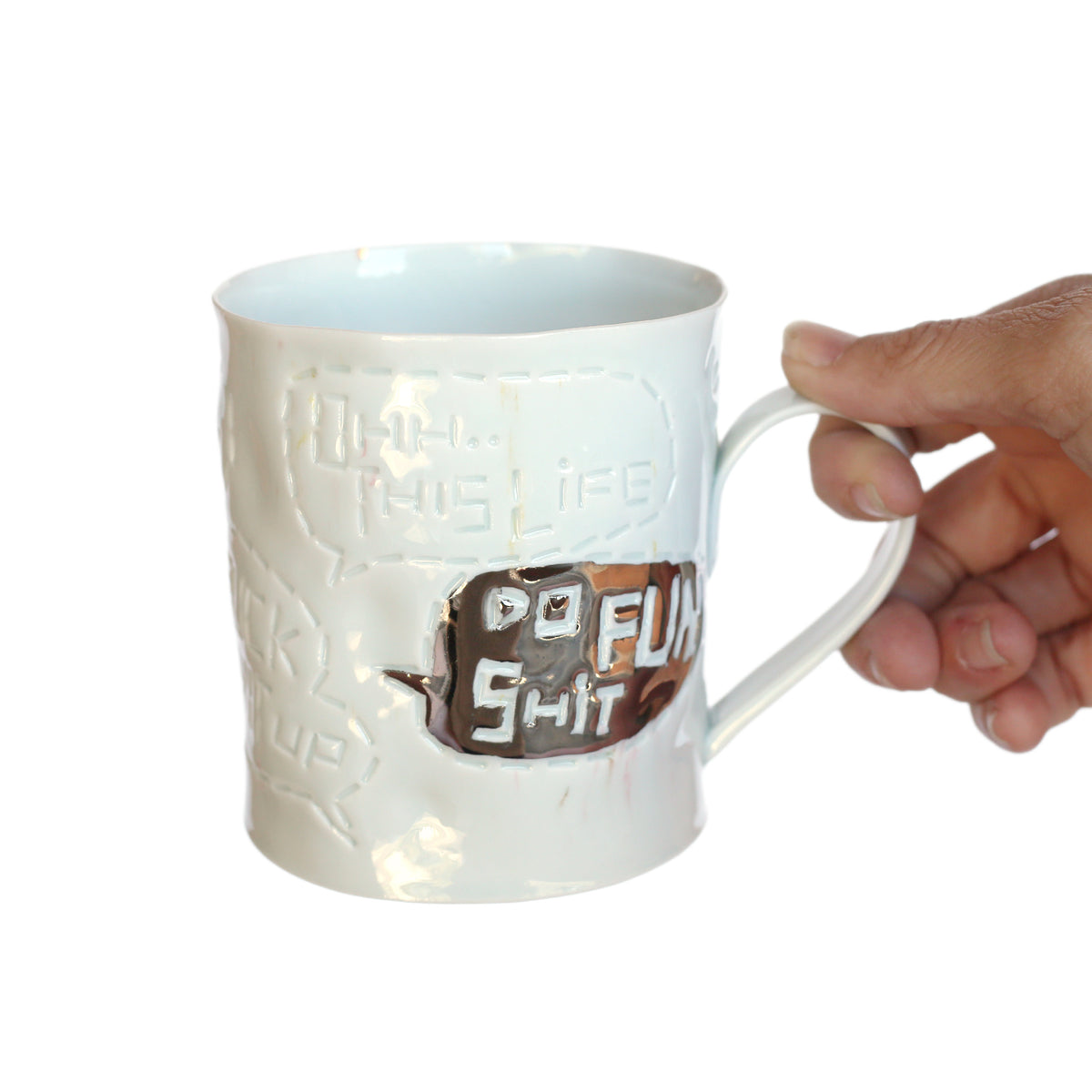 'Breathe' Mug by Stepanka Summer