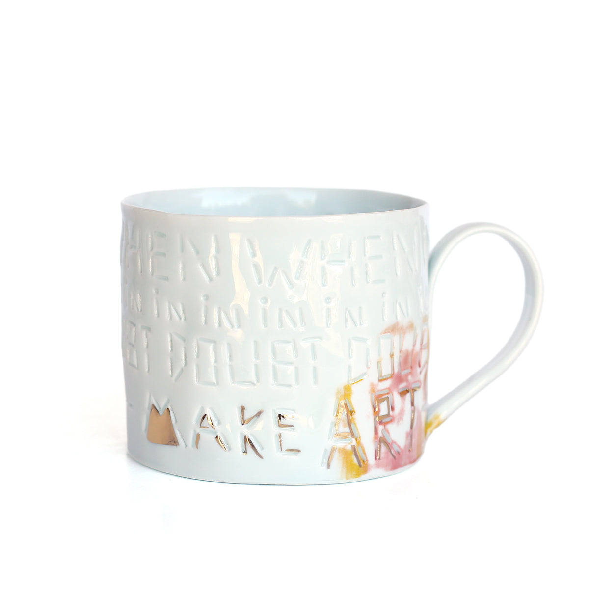 'Make Art' Mug by Stepanka Summer