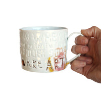 'Make Art' Mug by Stepanka Summer