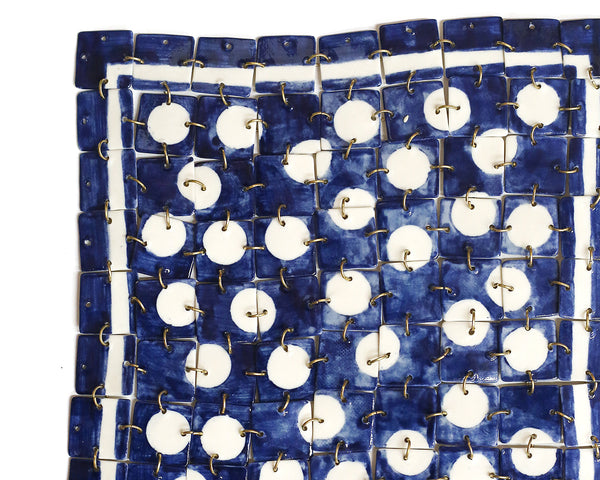 Porcelain Fabric Square IV by Stepanka Summer