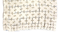 Porcelain Fabric Square IV by Stepanka Summer