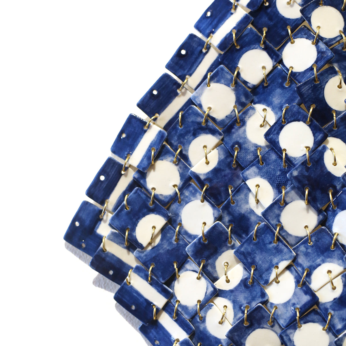 Porcelain Fabric Square IV by Stepanka Summer
