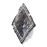 Porcelain Fabric Square III by Stepanka Summer