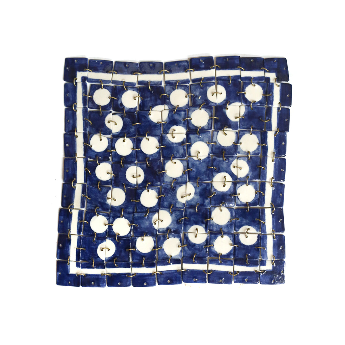 Porcelain Fabric Square IV by Stepanka Summer