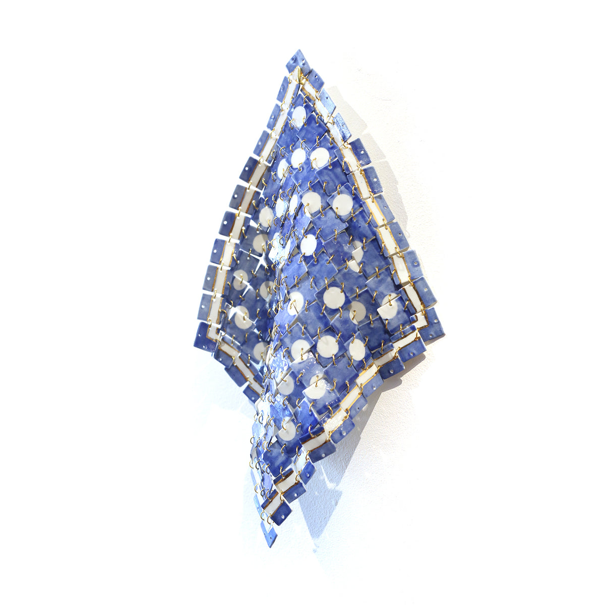 Porcelain Fabric Square I by Stepanka Summer