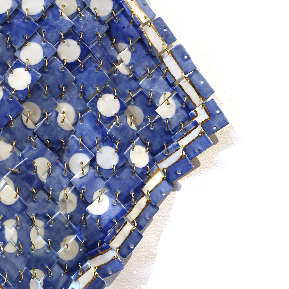 Porcelain Fabric Square I by Stepanka Summer