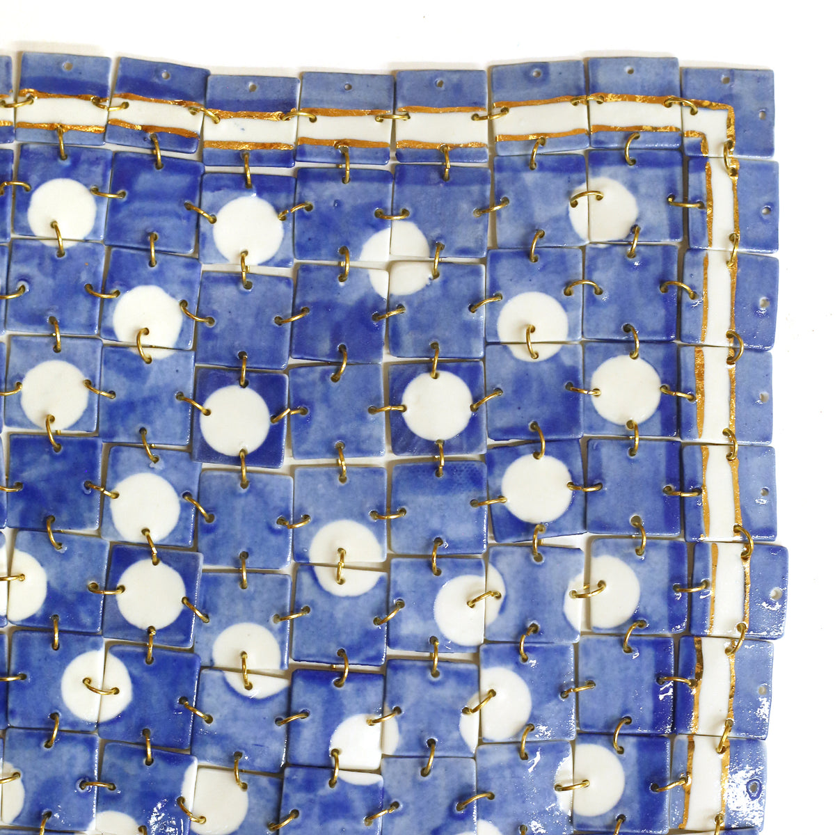 Porcelain Fabric Square I by Stepanka Summer