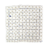 Porcelain Fabric Square I by Stepanka Summer