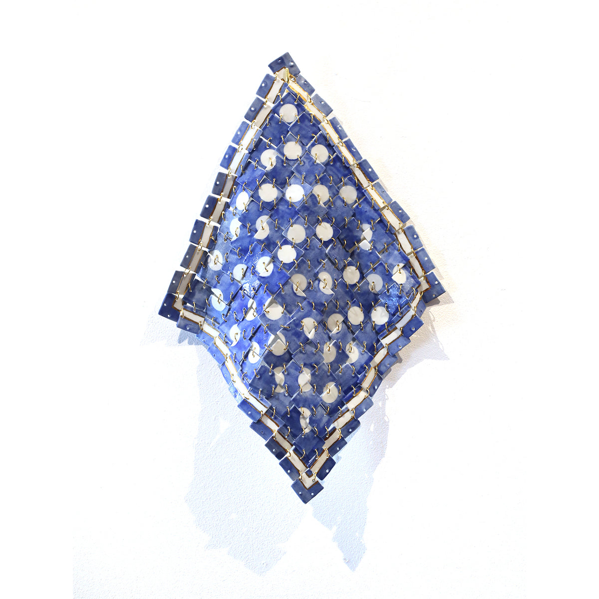 Porcelain Fabric Square I by Stepanka Summer