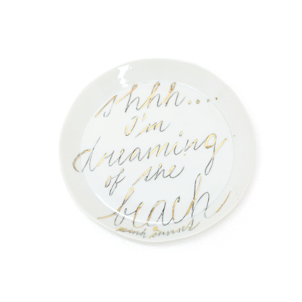 Motivational Plate by Stepanka Summer