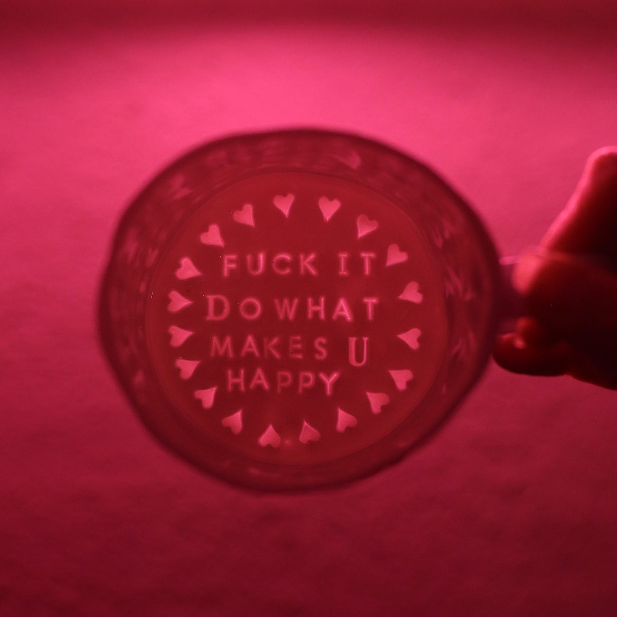 'F*ck It, Do What Makes U Happy' Mug by Stepanka Summer