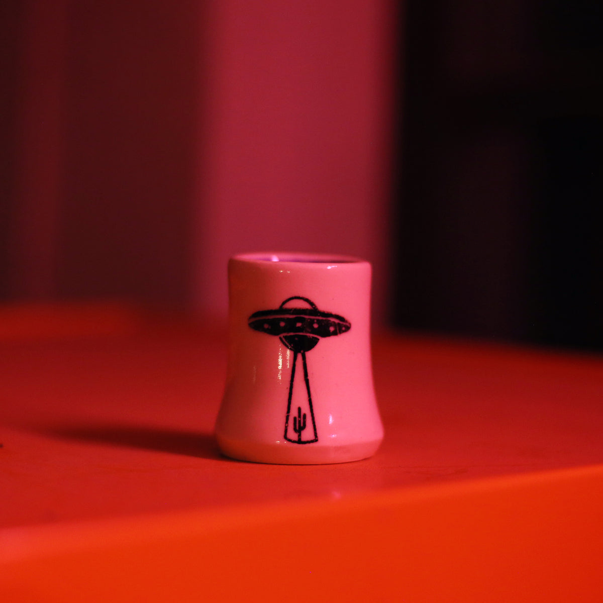 UFO Shot Glass by Crooked Tree Ceramics