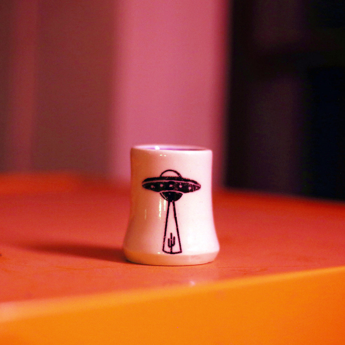 UFO Shot Glass by Crooked Tree Ceramics