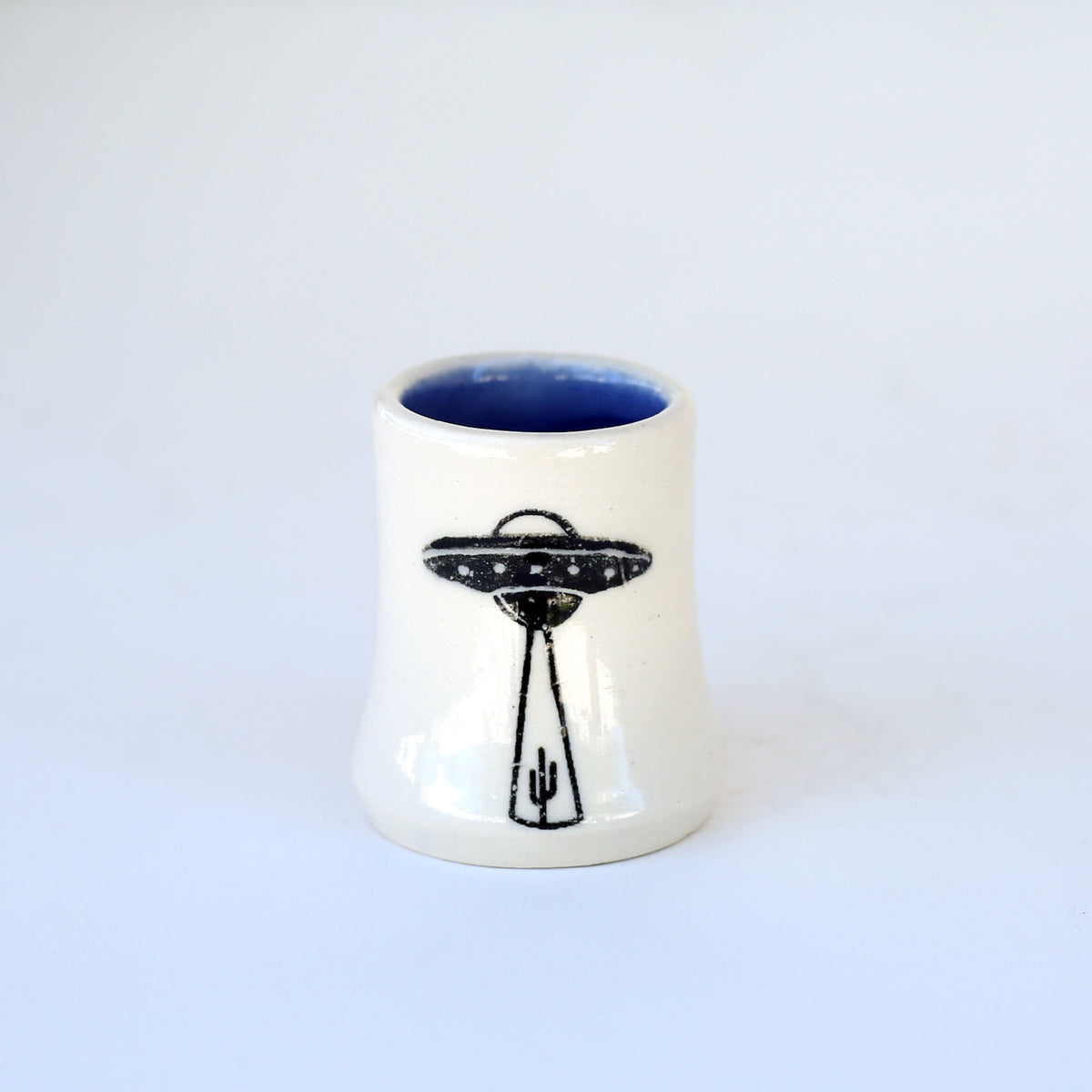 UFO Shot Glass by Crooked Tree Ceramics