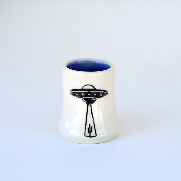 UFO Shot Glass by Crooked Tree Ceramics