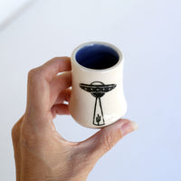 UFO Shot Glass by Crooked Tree Ceramics