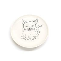 8" Kitty Cat Plate by Denise Yaghmourian